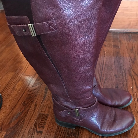 naturalizer wide calf boots